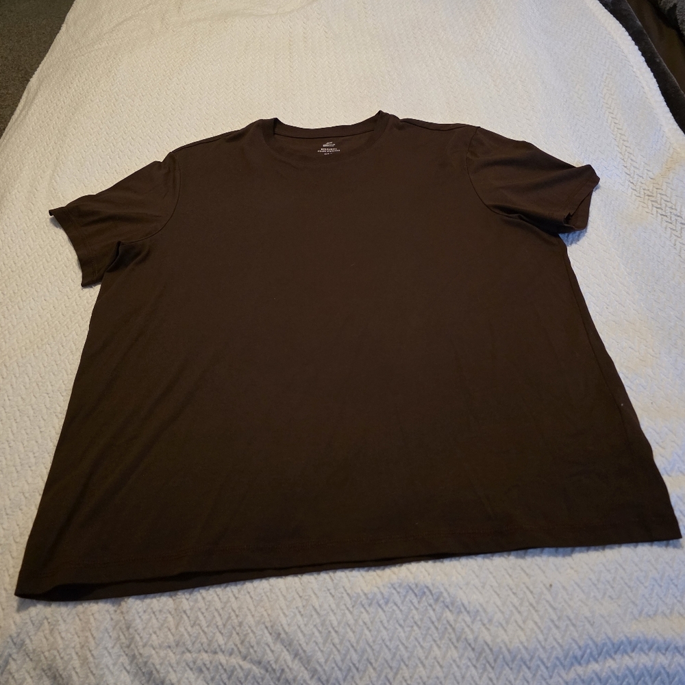 H&M Men's Crew Neck T-Shirt - Brown